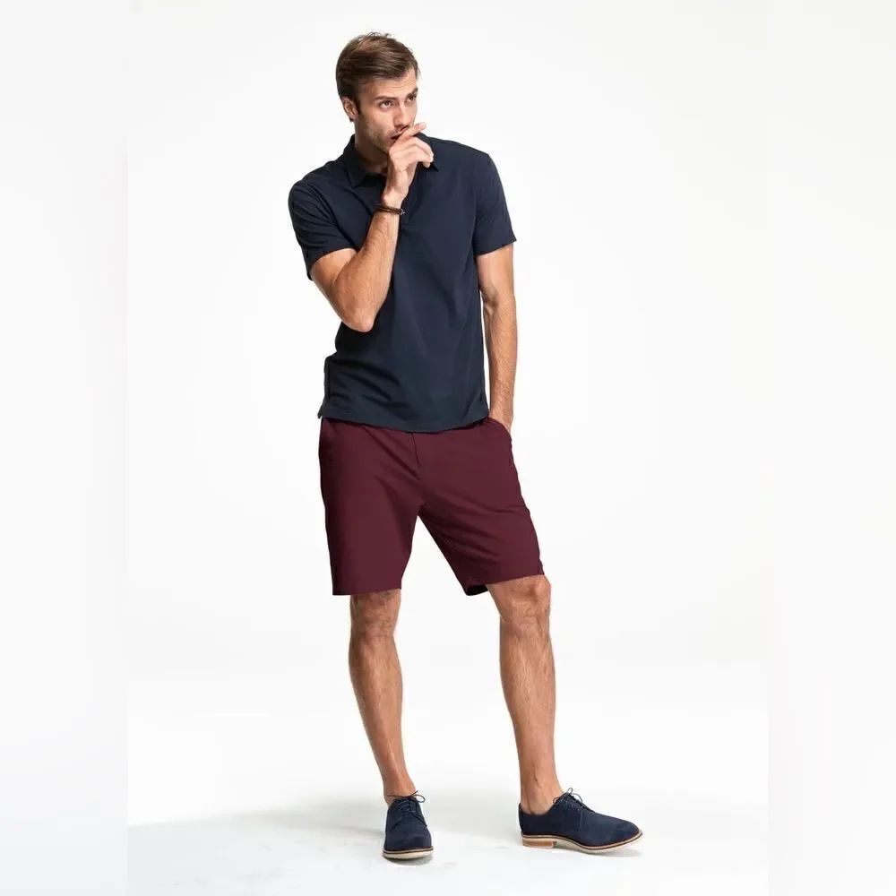 NEW Swet Tailor Mens Maroon Shorts